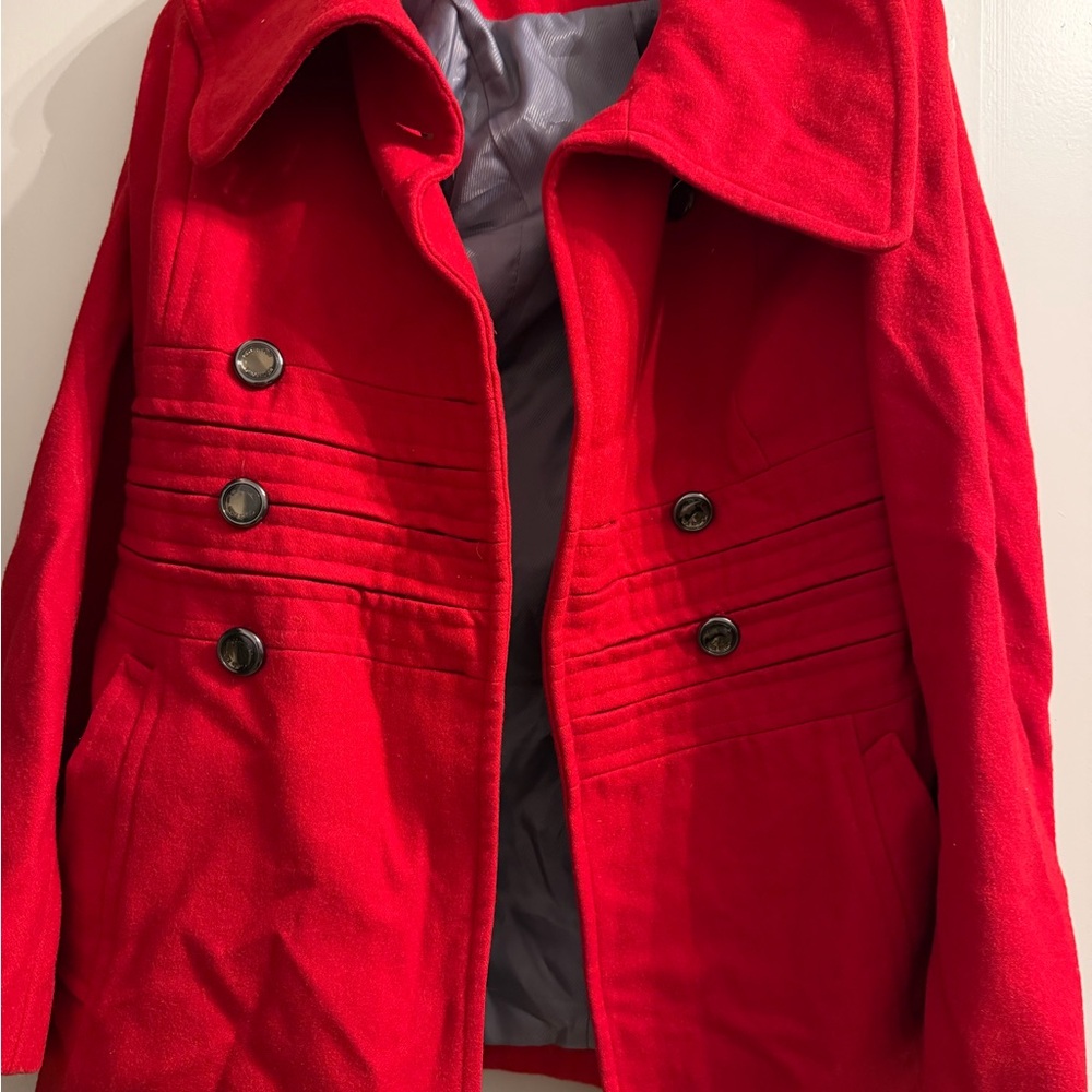 Calvin Klein Red and Gray Jacket